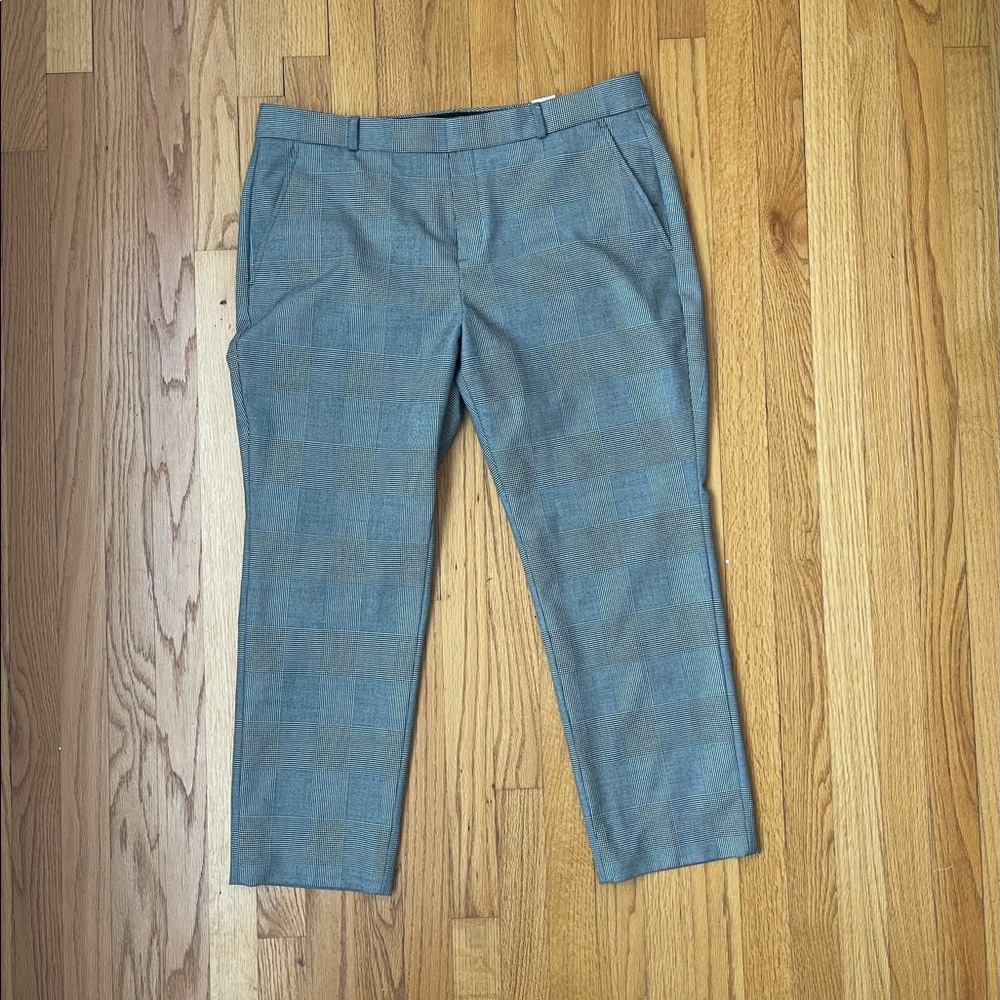 Banana Republic sz 14 Ryan plaid pants